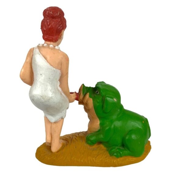 Flintstones Movie Wilma & Pigasaurus 1994 Collectible PVC Toy Figure - Picture 3 of 7